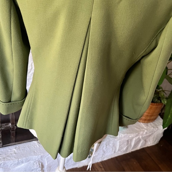 Alex Marie Olive Green Women's Jacket Blazer Size 4 - Picture 6 of 11